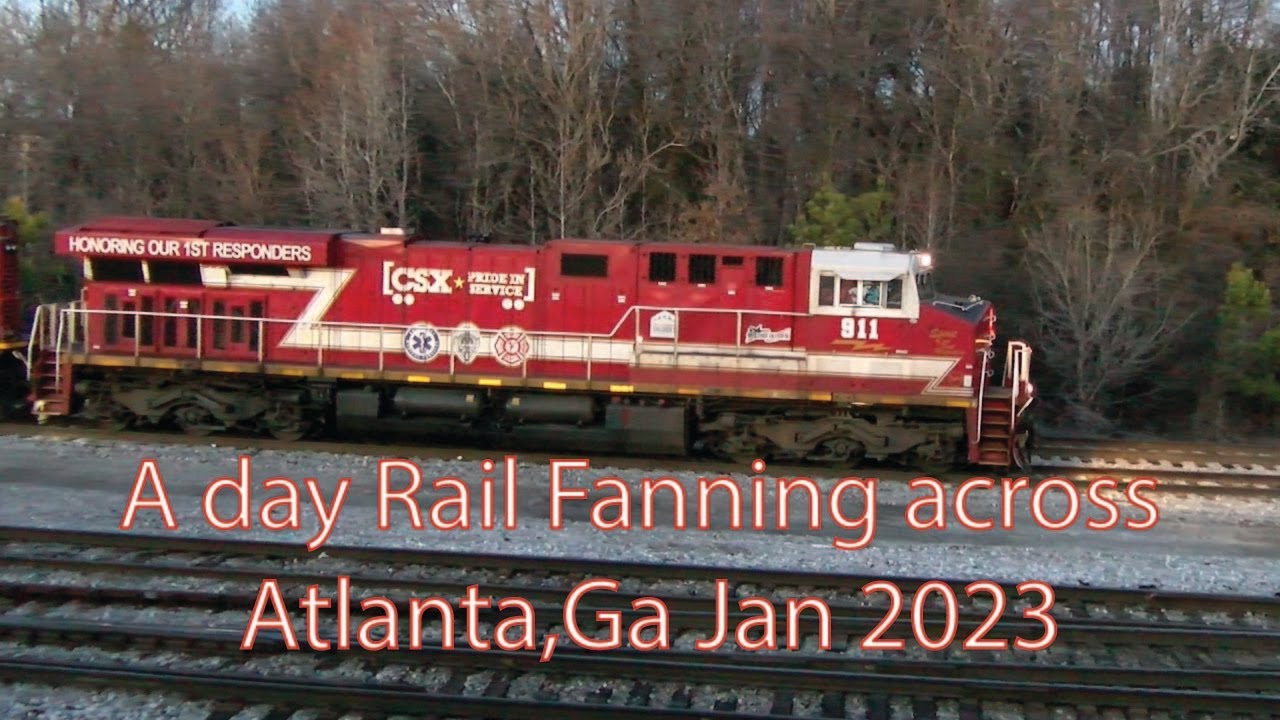 A day Railfanning across Atlanta,Ga Jan 2023
