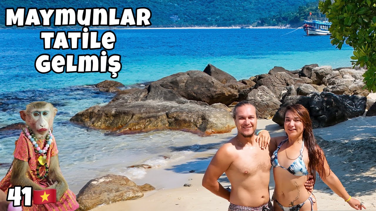 Maymunlar Tatile Gelmiş / Plaj Bizim - Ada Maymunların #asia 41