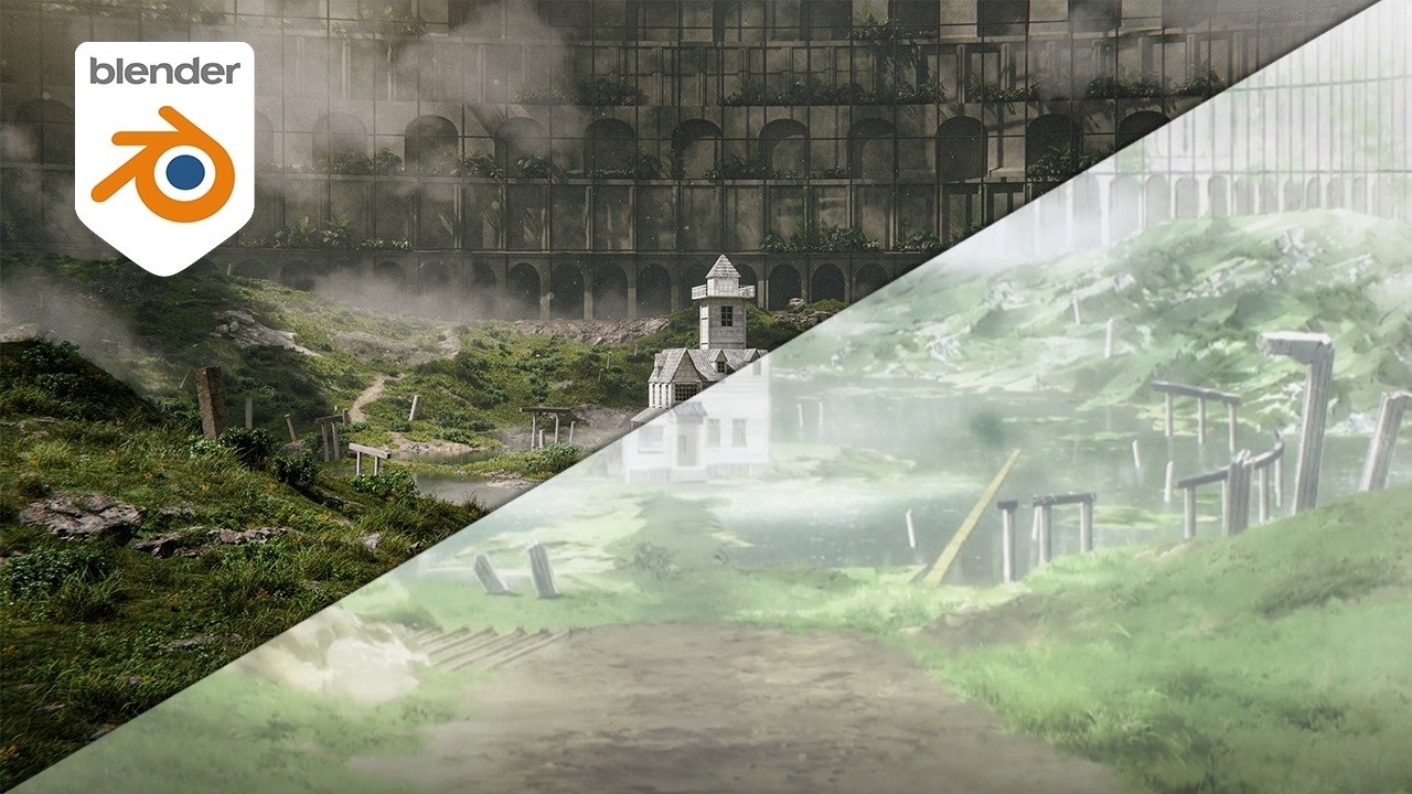 Making a Realistic Anime Environment in Blender | Death Parade | Blender 5.0
