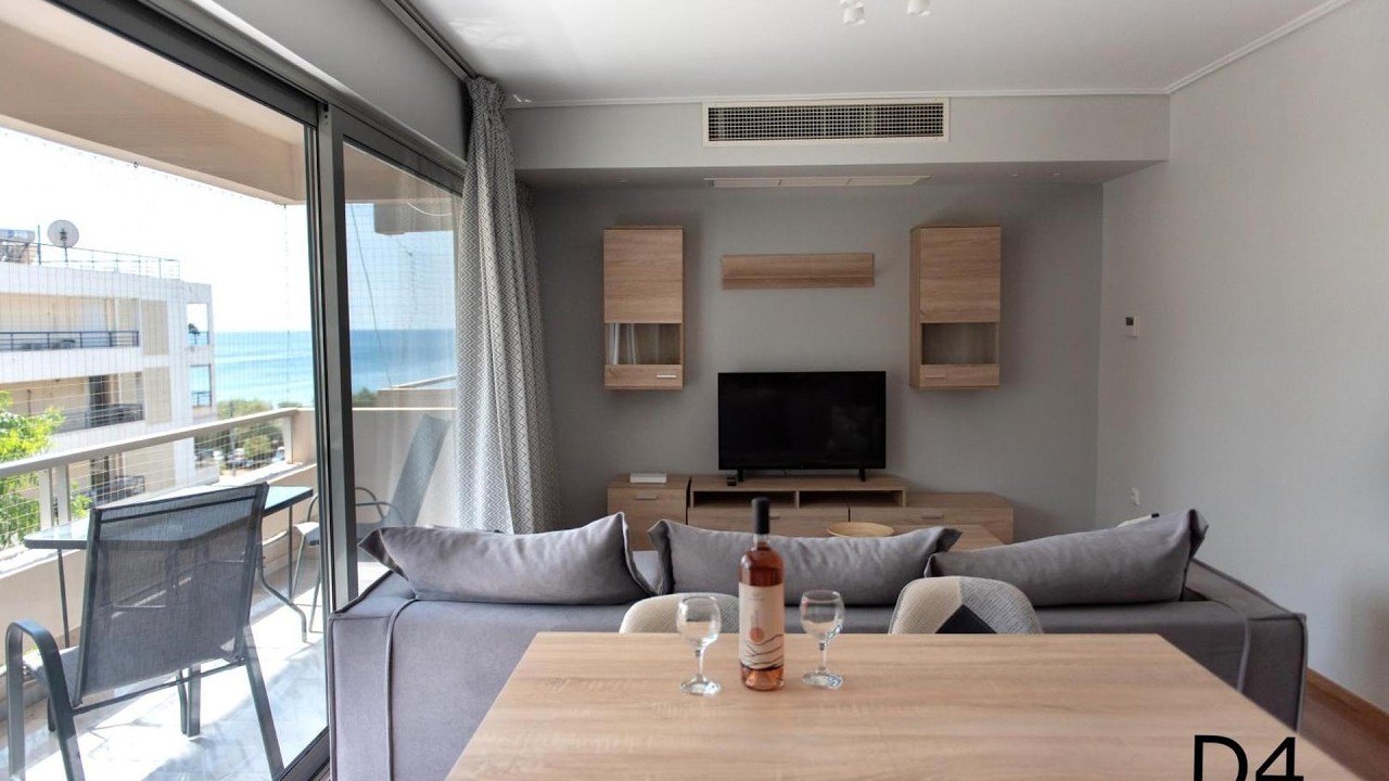 Sea view apartment in Alimos region (D4) | Athens, Greece | Hotel Review ⭐