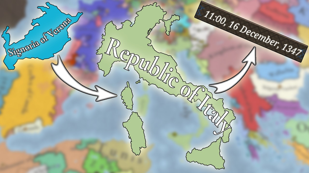 I Formed ITALY in JUST 10 YEARS as VERONA in EU5!