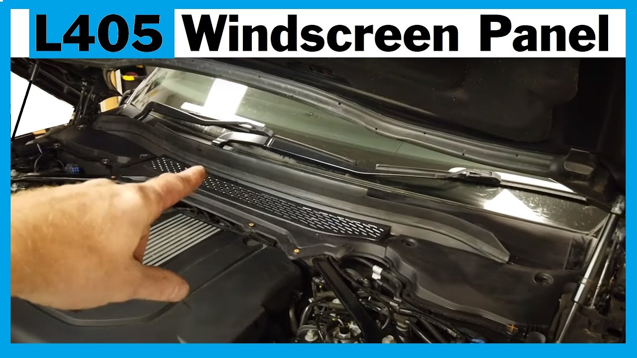 Range Rover L405 Windscreen Cowl Panel Removal / Wiper Arm / Fuse box Access