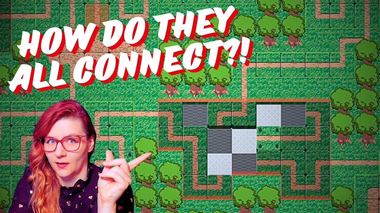 A puzzle game about building a path in a forest - Tiling Forest (Tiling Town)