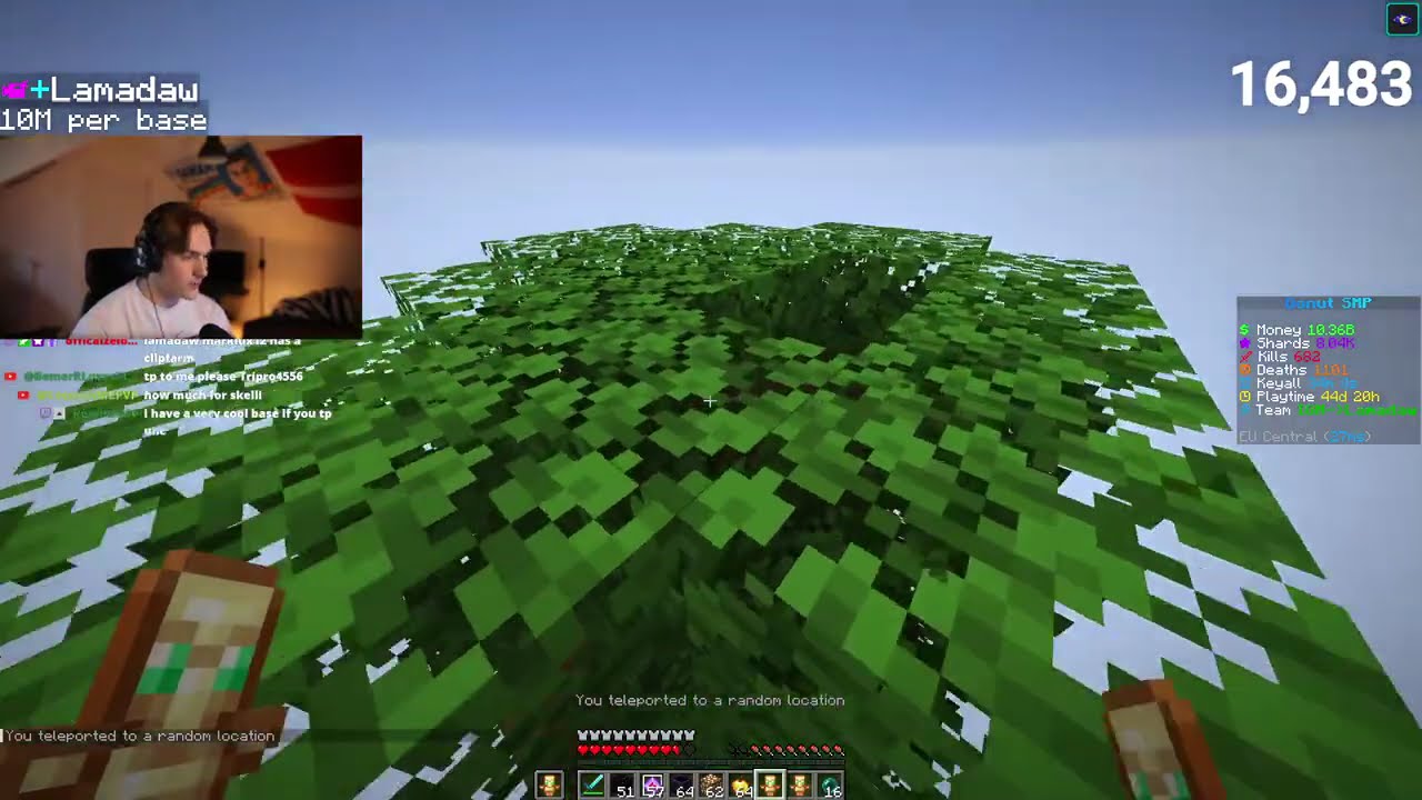 | DONUTSMP | 10M PER BASE | BOUNTY