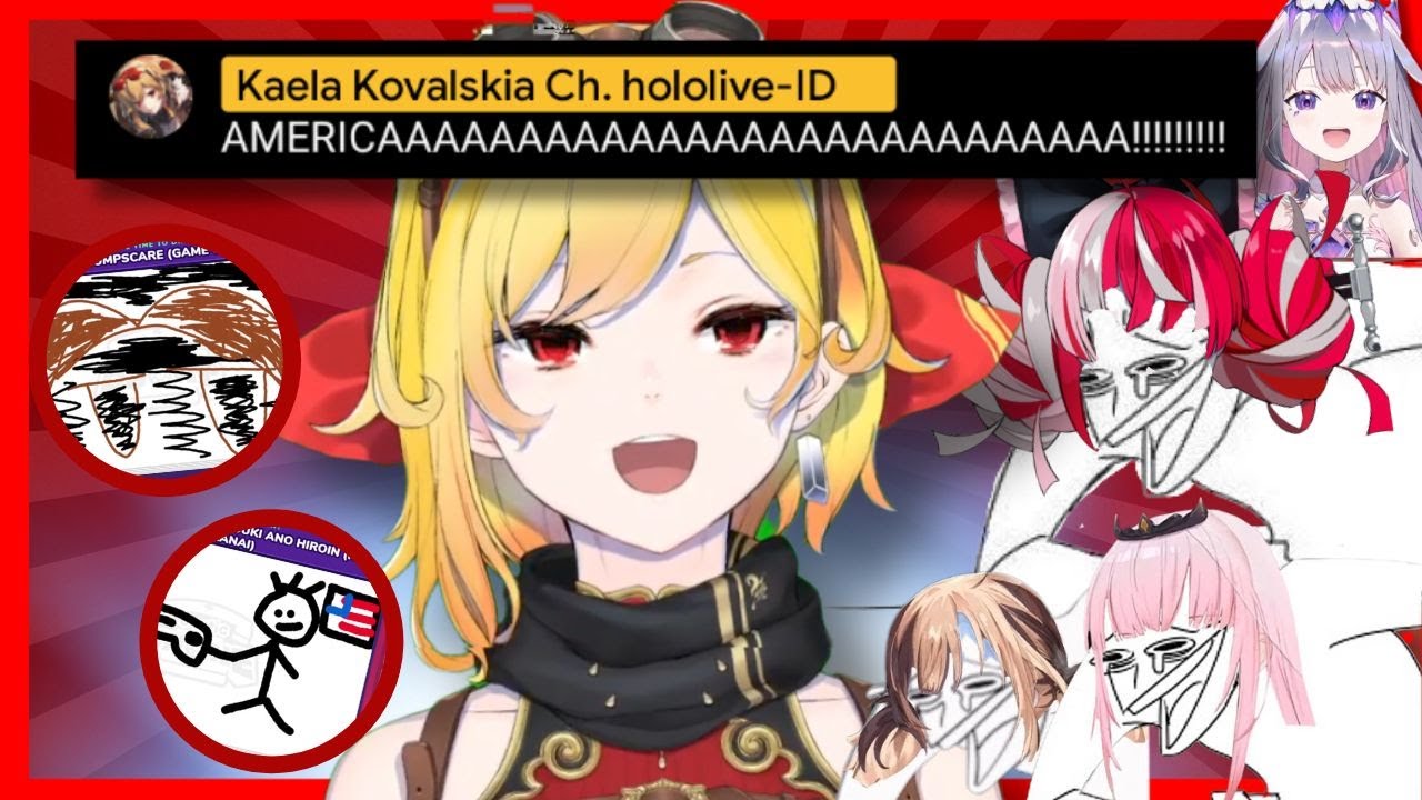 When KAELA's drawing is always ended up being AMERICA that make everyone LEMAO 🤣