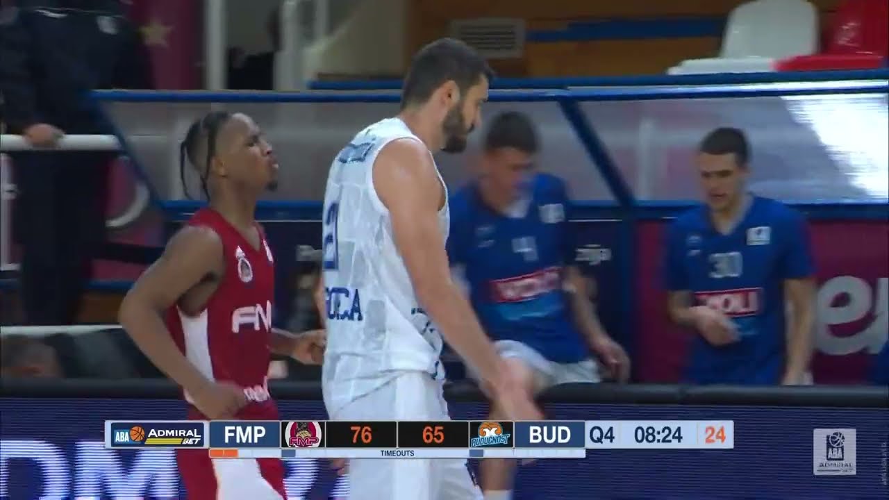 AdmiralBet ABA League 2022/23 highlights, Round 5: FMP Meridian - Budućnost VOLI (29.10.2022)