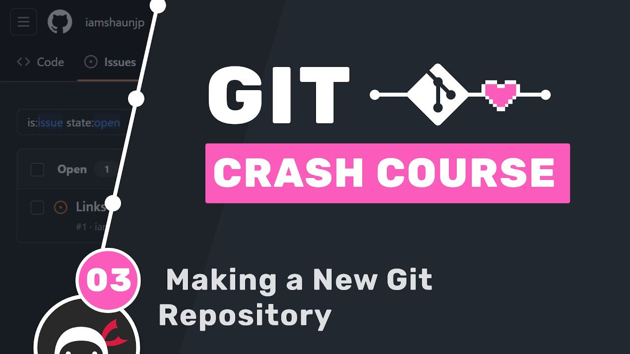 Git Crash Course #3 - Making a New Git Repository