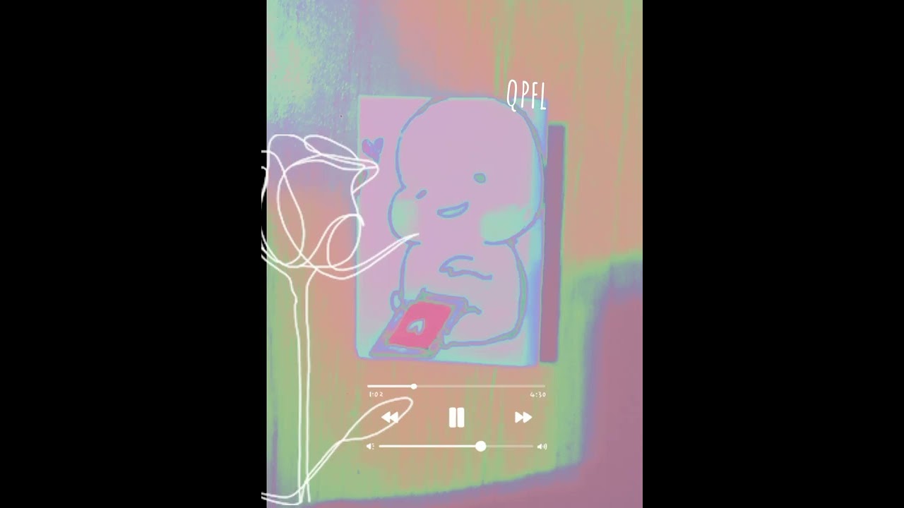 QPFL Cute Aesthetic Music background  002