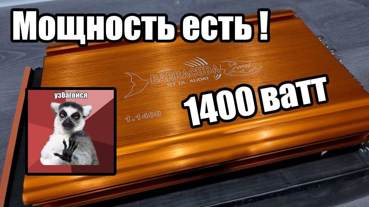 Обзор + замер мощности - DL Audio Barracuda 1.1400