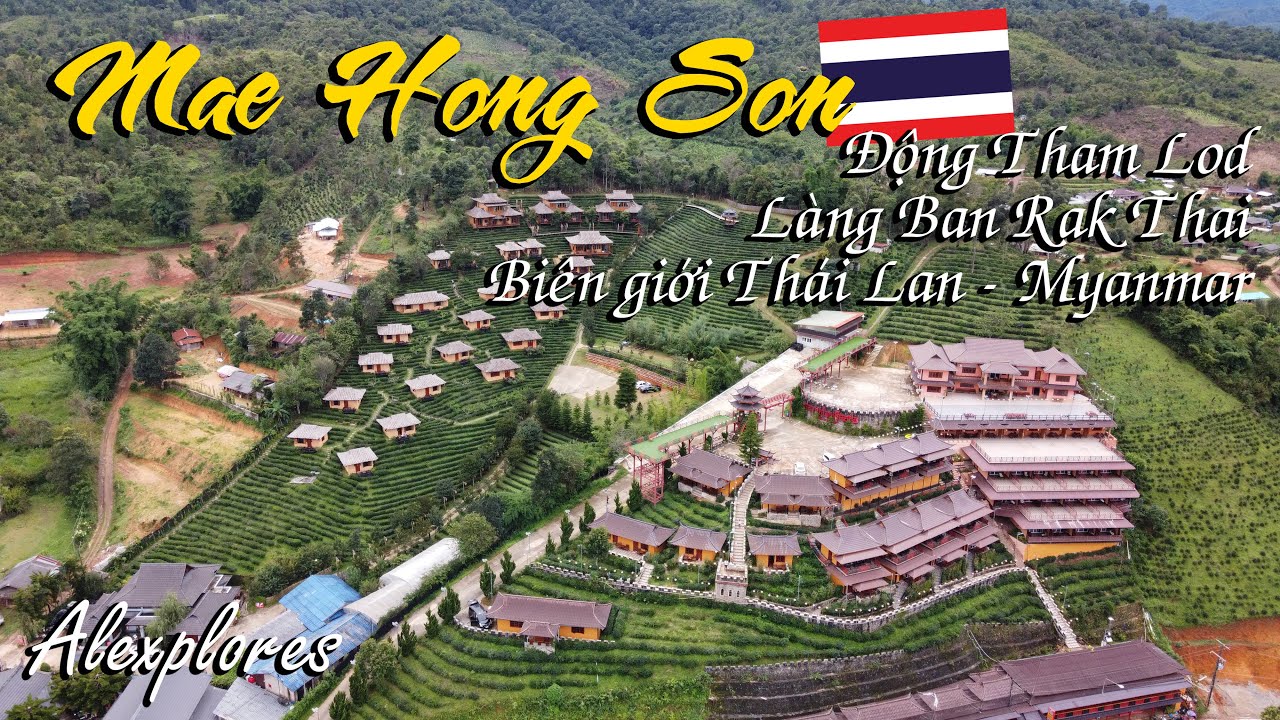 Động Tham Lod, làng Ban Rak Thai, biên giới Thái Lan Myanmar trên đường đến Mae Hong Son |แม่ฮ่องสอน