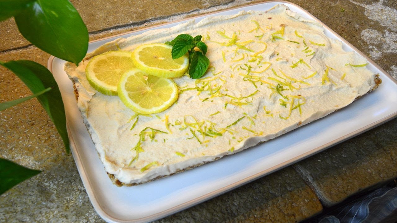 TORTA FREDDA AL LIMONE E LIME | Un dolce fresco, facile e veloce
