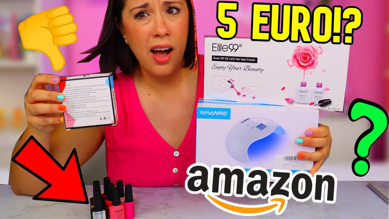 NON ME LO ASPETTAVO! Provo KIT UNGHIE AMAZON a 5 EURO!