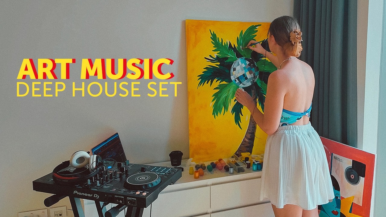 🪩 Музыка в стиле Дип-Хаус и Живопись Перформанс🌴 Арт Музыка [4K]
