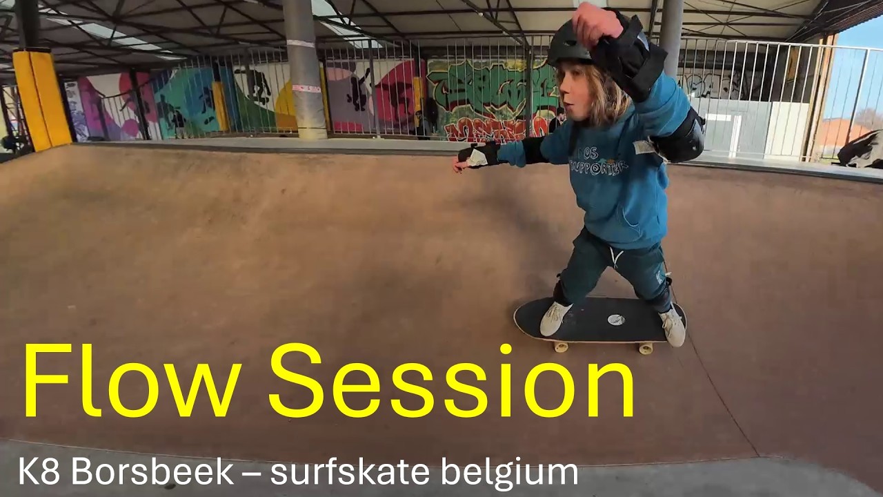 Сессия Surfskate Belgium Flow | Скейтпарк K8 Borsbeek 🇧🇪