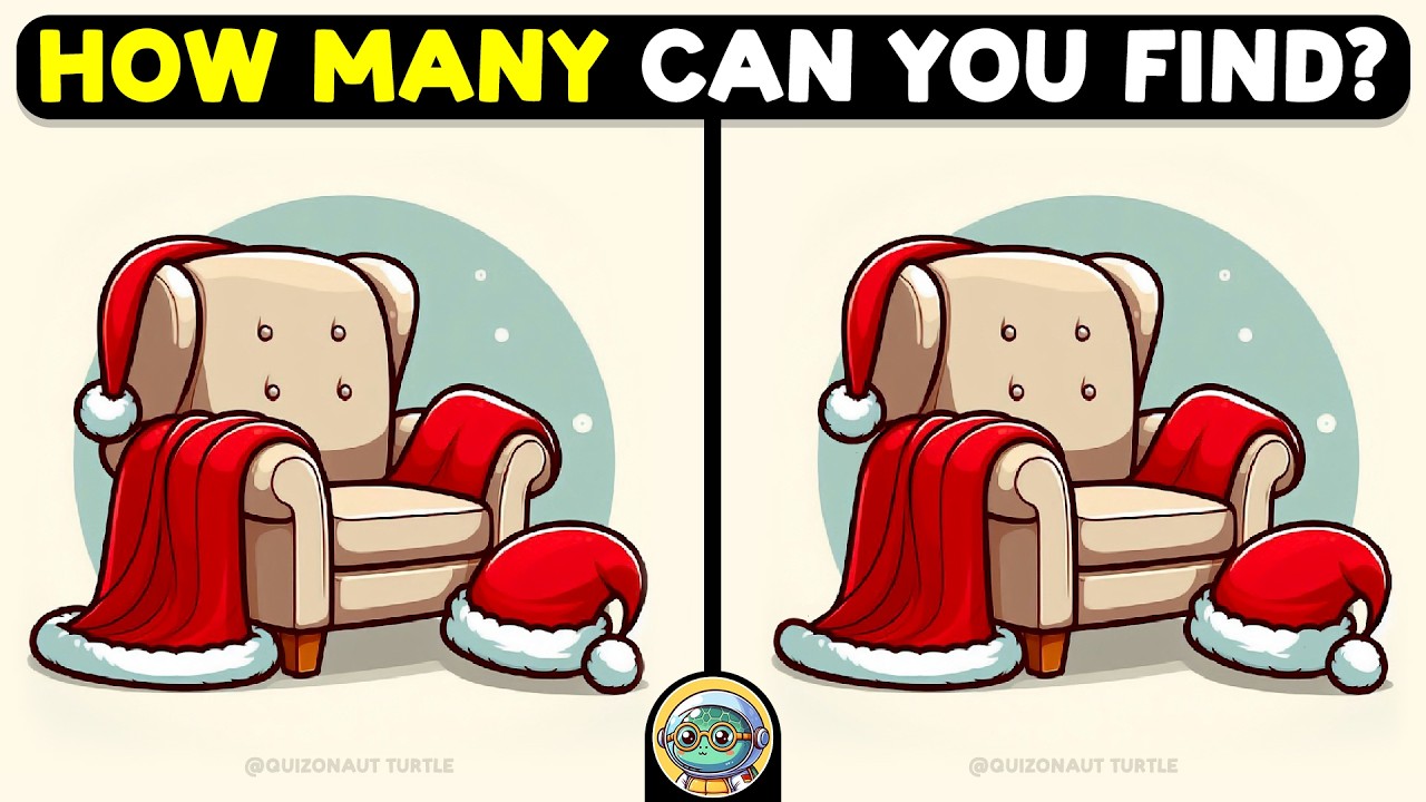 🐢🧩 Spot 3 Differences | Sharpen Your Focus 🧩🐢 | Quizonaut Turtle