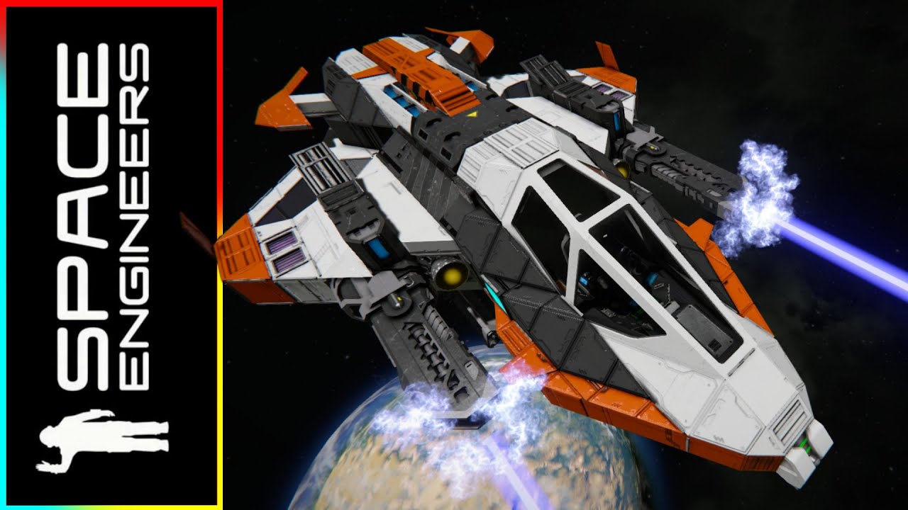 The Saber Snub Fighter! - Space Engineers