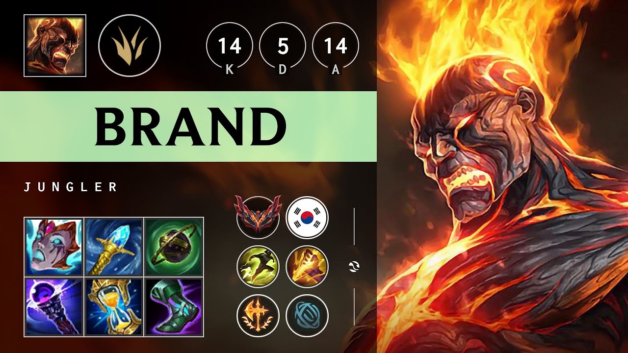 Brand Jungle vs Pantheon - KR Grandmaster Patch 25.20
