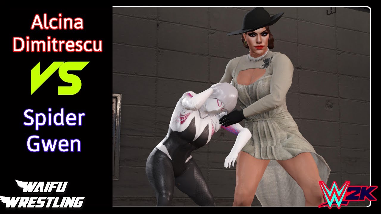WWE2K22: Spider Gwen Attacked by Lady Dimitrescu