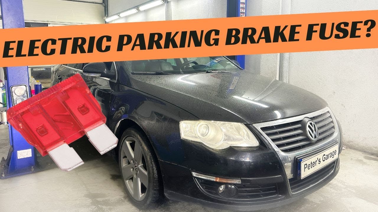 VW Passat B6 Electric Parking Brake EPB fuse relay location replacement