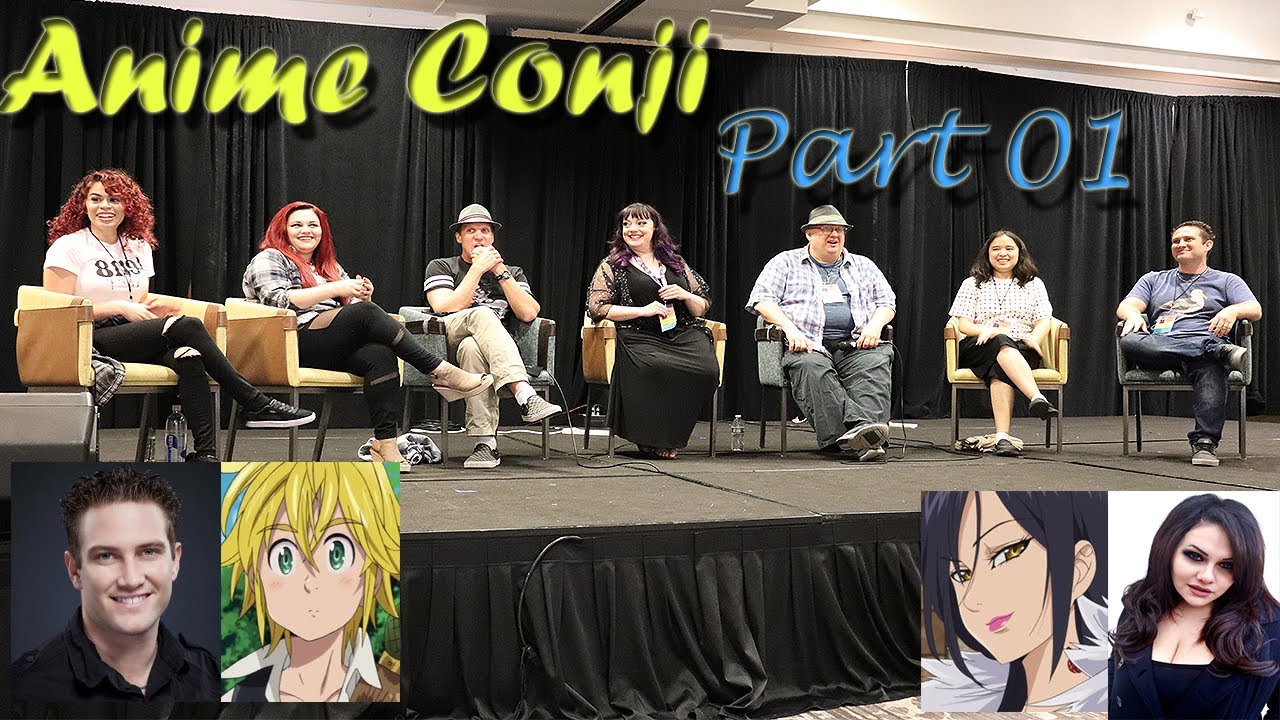 Anime Conji Vlog Part 01 Voice Actor Panel with Bryce Papenbrook & Lauren Landa!