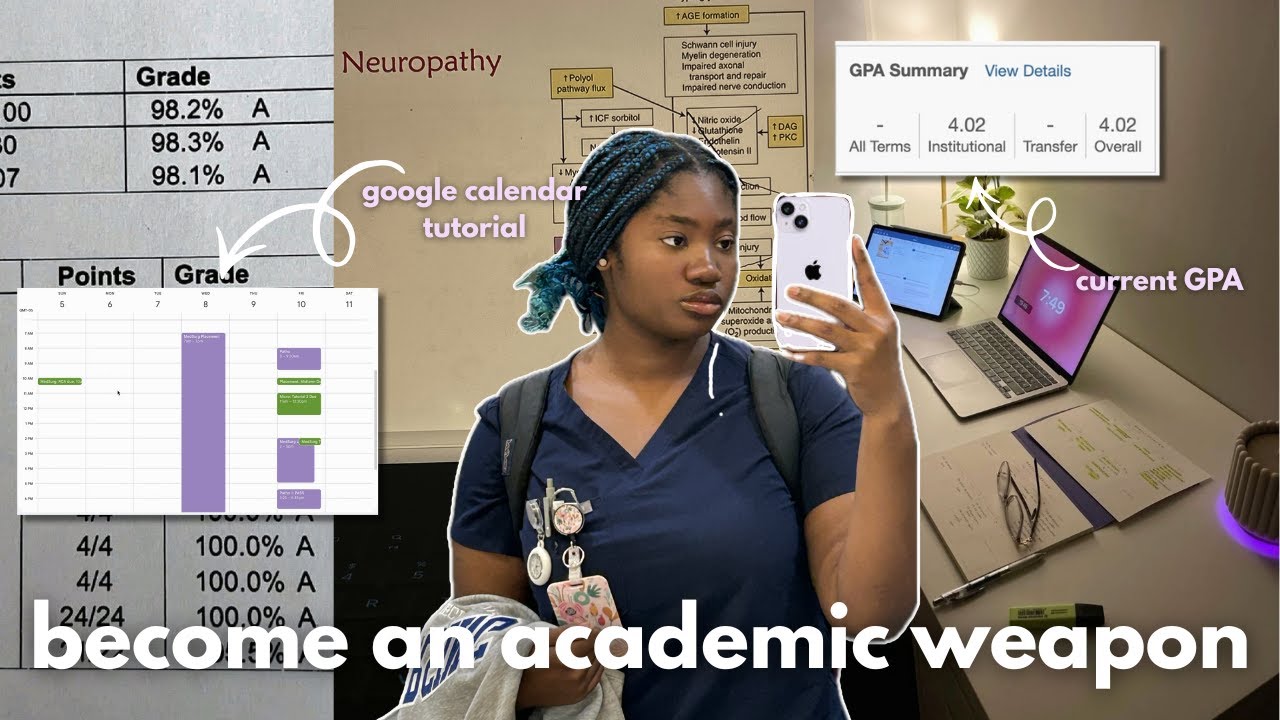 HOW TO BE AN ACADEMIC WEAPON IN 2026 📝 aesthetic google calendar tutorial, study tips, organization