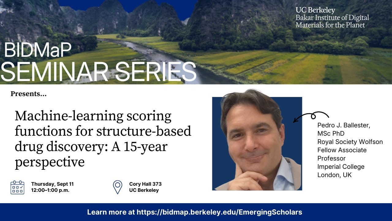 Dr. Pedro J. Ballester: Machine Learning & Drug Discovery: A 15-Year Perspective