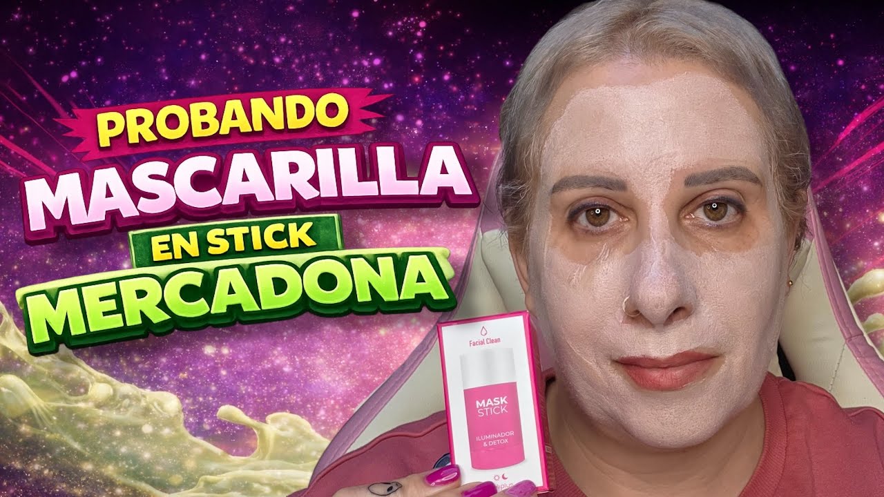 Probando la NUEVA mascarilla en stick de Mercadona 🔥 Skincare