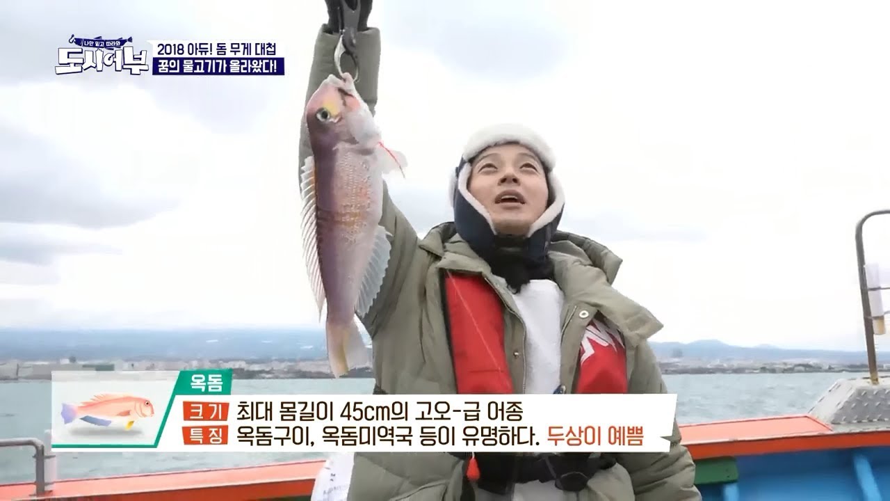 [예능] 도시어부 69회_181227_제주도로 옥돔&참돔 사냥 가보쉬~! (with 유민상&허경환&장도연)