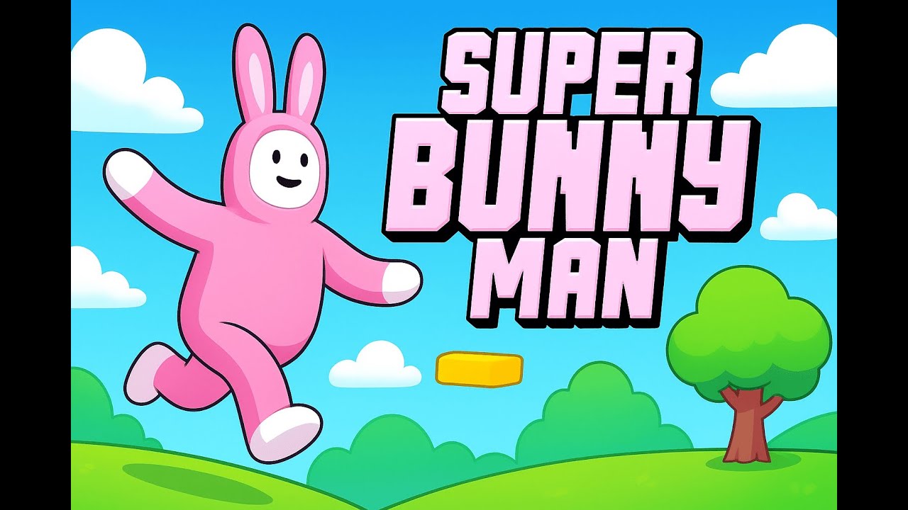 Веселі зайці троха застрягли│Super Bunny Man