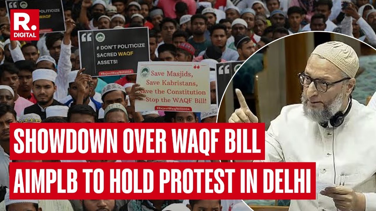 AIMPLB To Hold Protest In Delhi's Jantar Mantar Over Waqf Amendment Bill