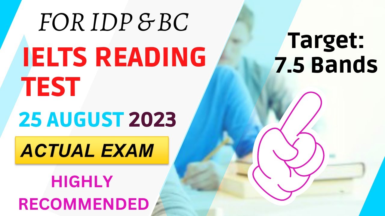 IELTS reading practice test with answers general training | 25 august 2023