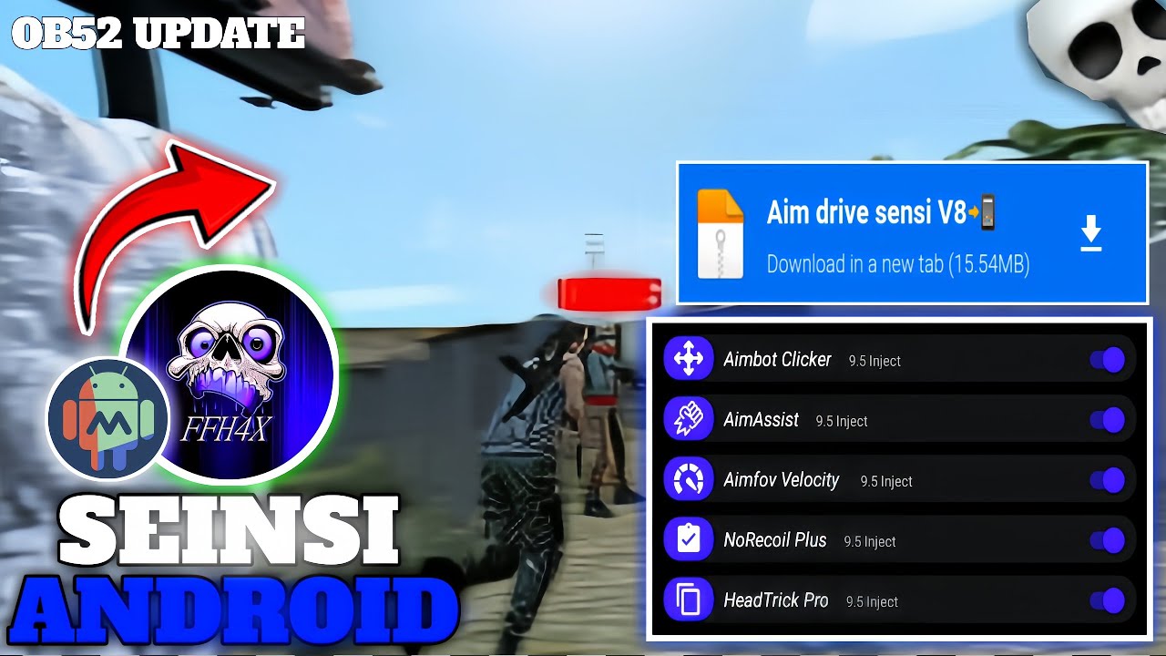 100% Working 🔥 !! ANDROID DARK AURA PANEL 🇧🇷 NEW VERSION 5.0 | FREE DOWNLOAD FILE  FREE FIRE (2026)