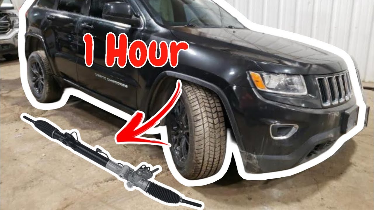 2011-2015 Jeep Grand Cherokee Steering Rack Replacement. (Easiest Way) 
