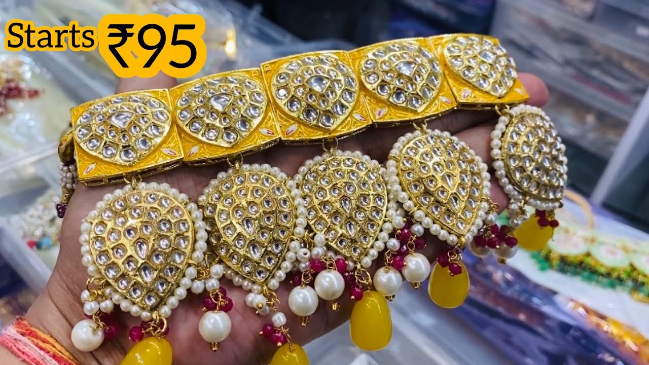 Artificial jewellery budget friendly Shopping | Jaipuri & Rajputi Jewelry| Wholesale Bazar in Delhi
