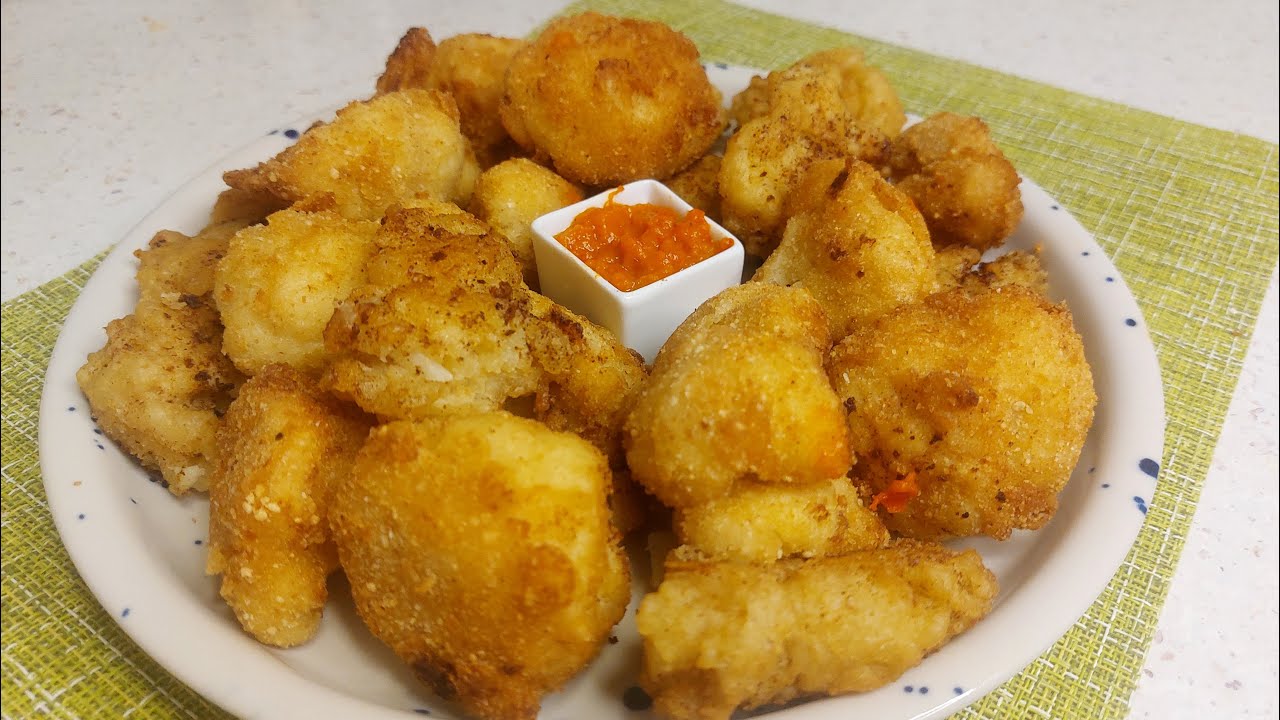 POSNI POHOVANI KARFIOL - VEGAN - LEAN FRIED CAULIFLOWER
