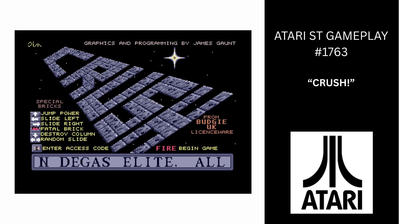 Crush! (Atari ST / Gameplay #1763)