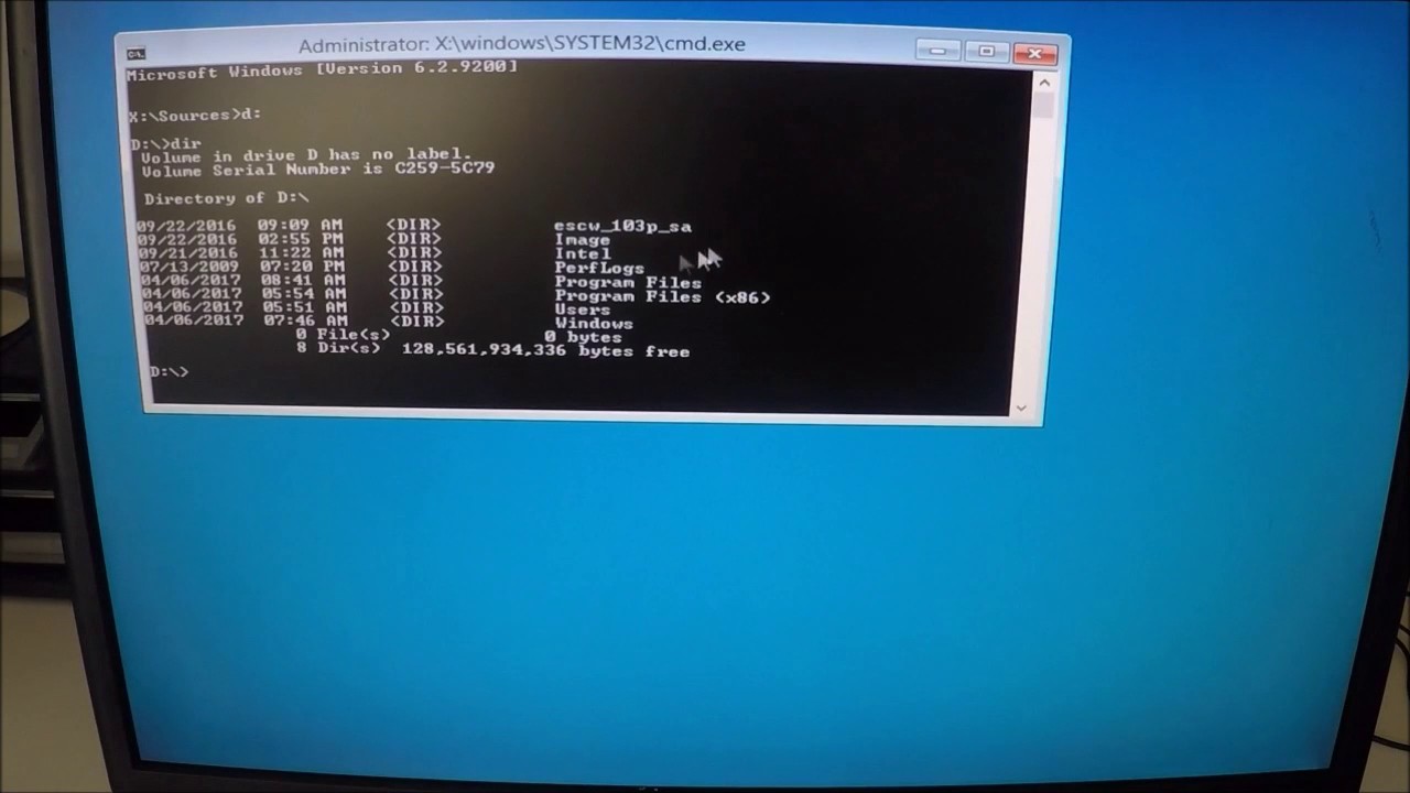 Replace Easy Access button with Command Prompt