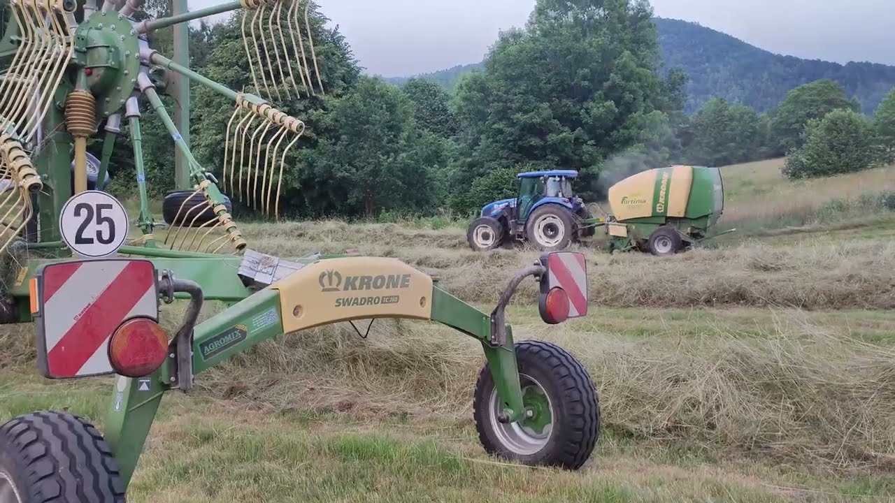 Belowanie siana 2022💪New Holland TD5.105|Krone fortima v 1500 mc💪🔥