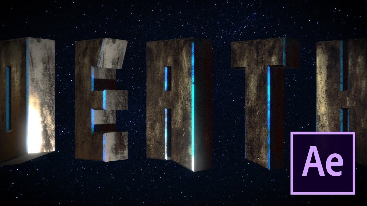 Cinematic epic title intro - After Effects and Element 3D tutorial