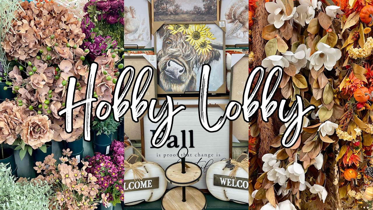 HOBBY LOBBY 2024 FALL COLLECTION SHOP WITH ME • 40% OFF FALL DECOR