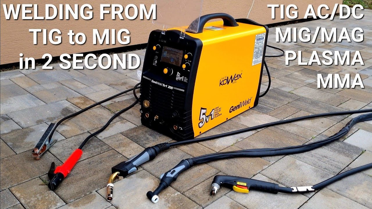 Kowax Geni Weld 5in1 автоаппарат для полярной сварки. Превращает сварку MIG в TIG за 2 секунды.