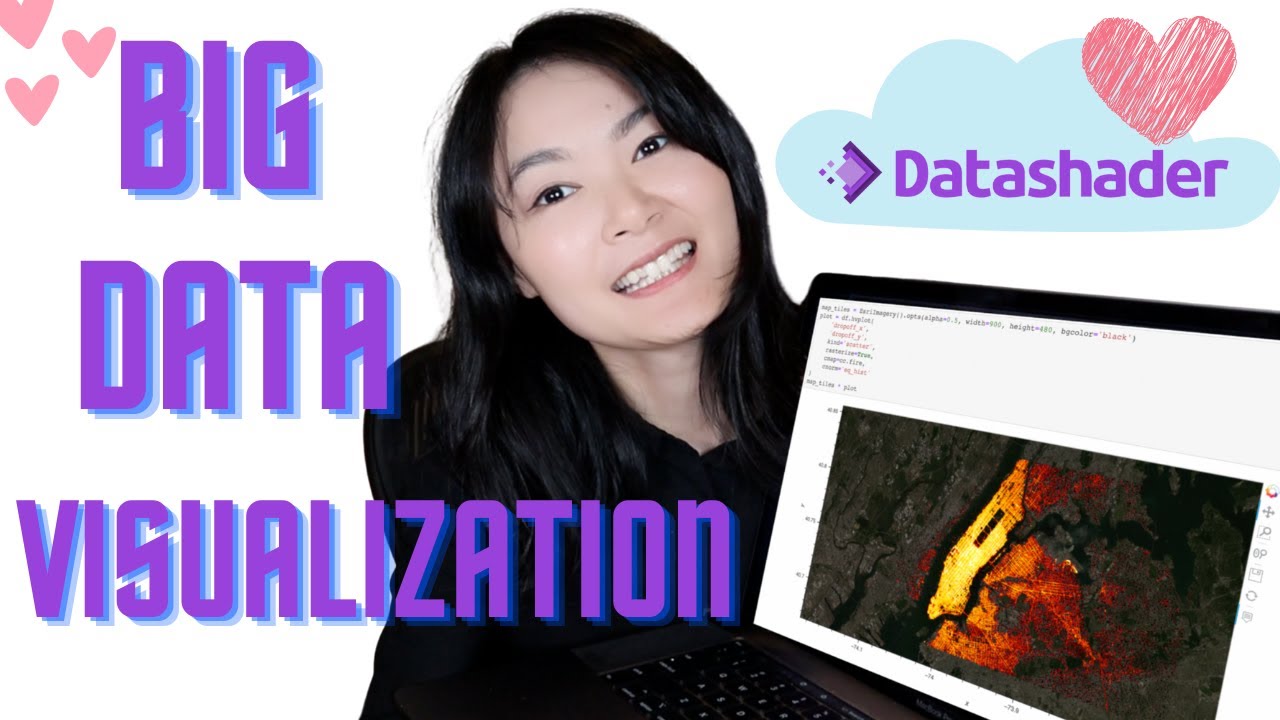 Визуализация больших данных с помощью Datashader в Python | Как работает Datashader и почему он т...