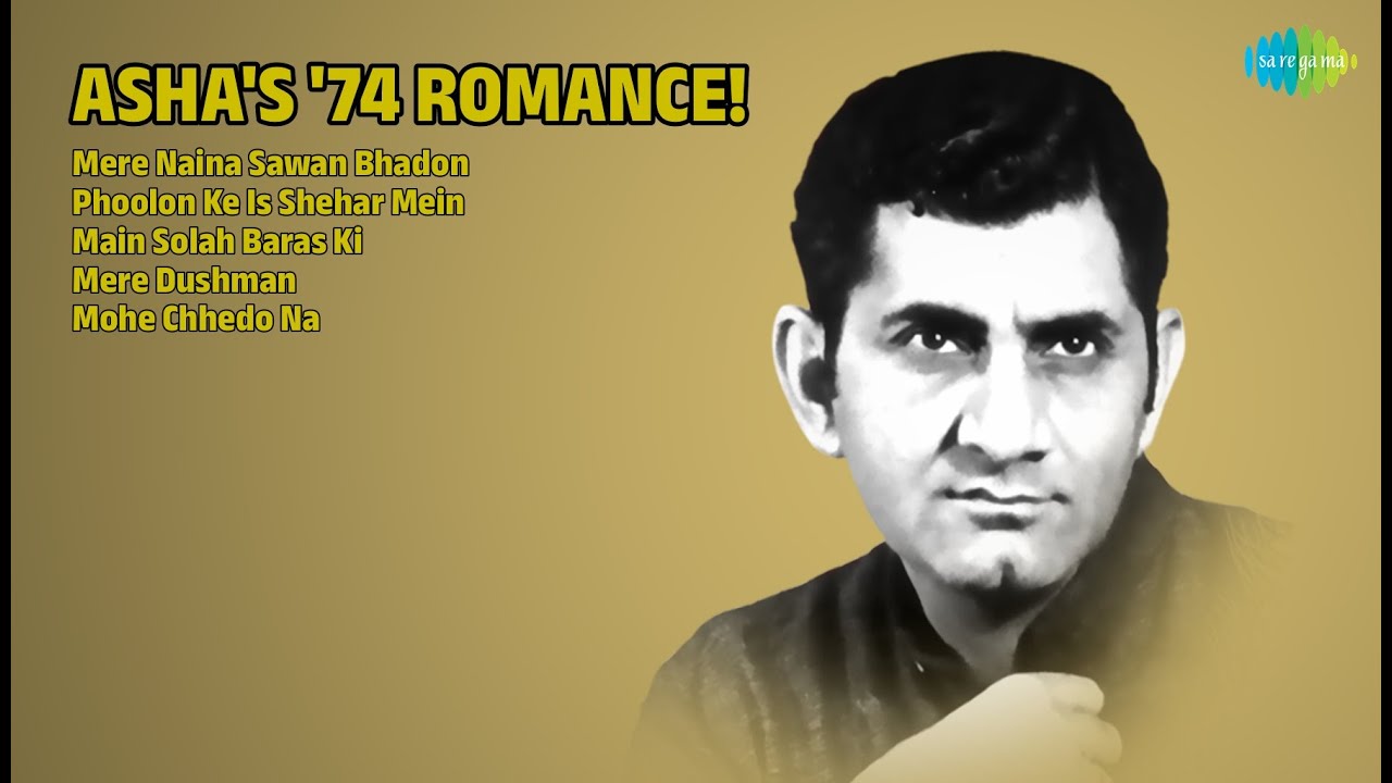 आशा: 70s का रोमांस | Asha Bhosle Songs | Mere Naina Sawan Bhadon | Phoolon Ke Is Shehar Mein