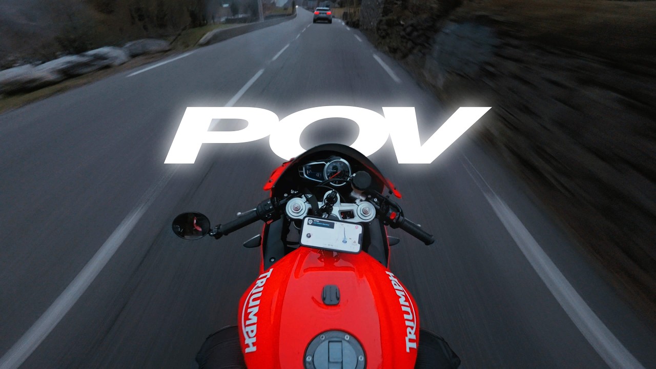 Chill Mountain Ride POV — Daytona 675 Pure Sound (No music)