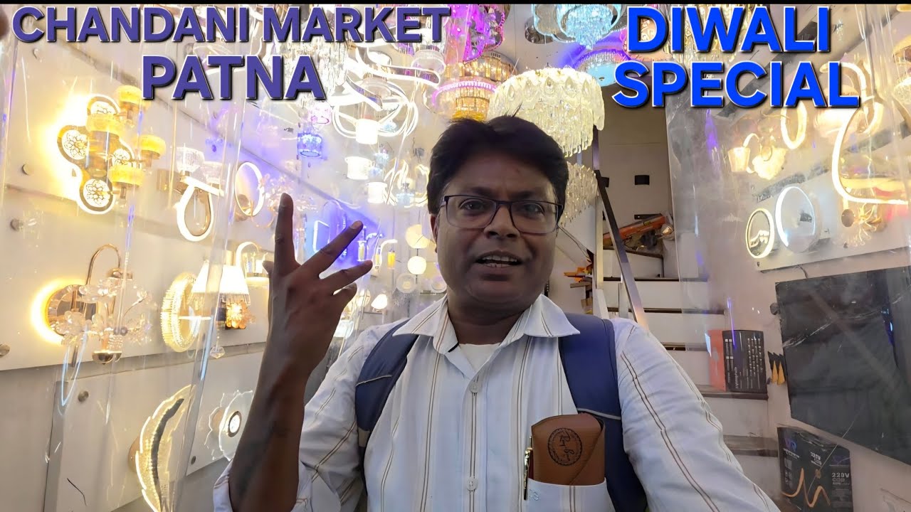 Patna Chandani Market. Diwali Special 🌟💫☀️ #patna #diwali #lights #festival 