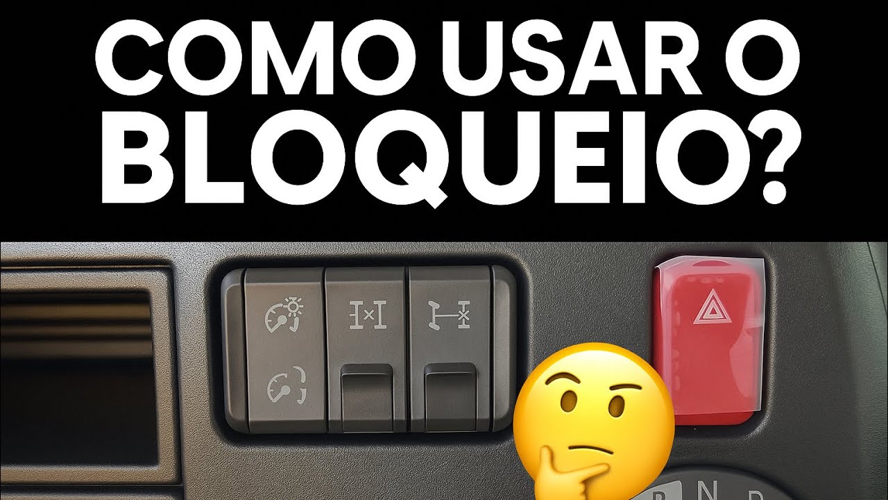 Como usar o bloqueio do diferencial do DAF XF e CF