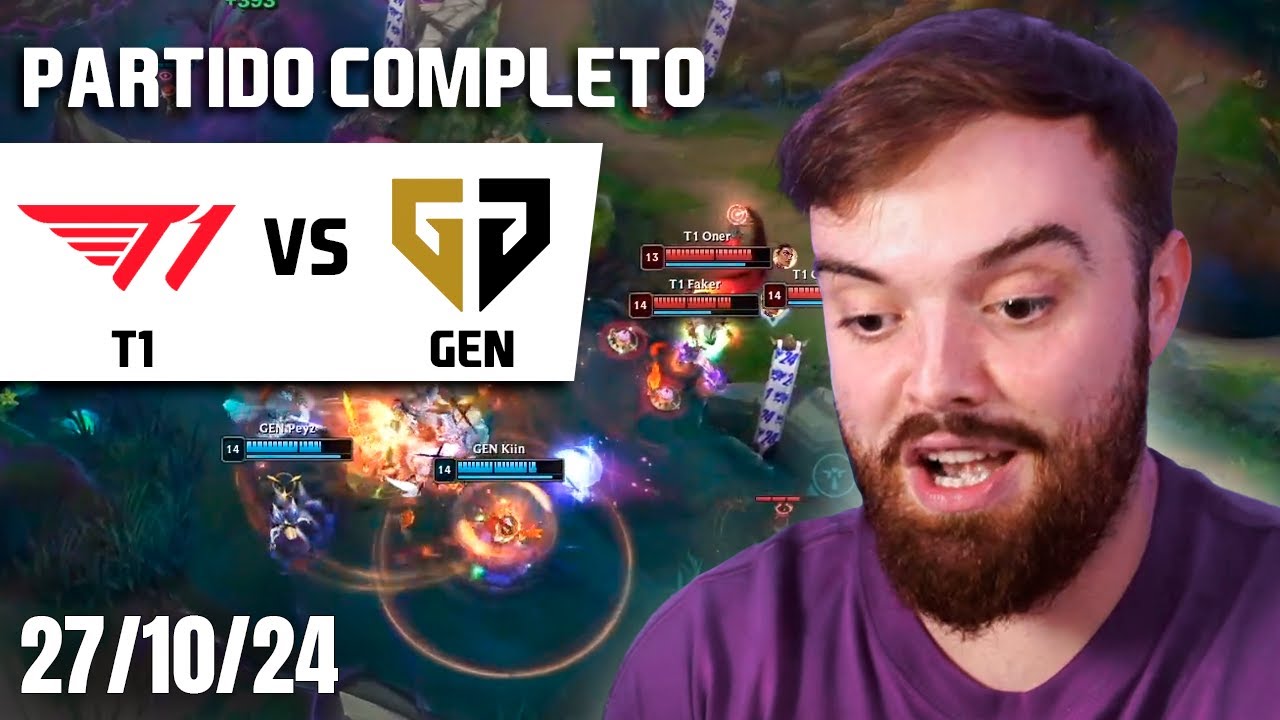 T1 vs GENG | EL PARTIDO DEL AÑO | SEMIFINALES DE WORLDS | WORLDS 2024