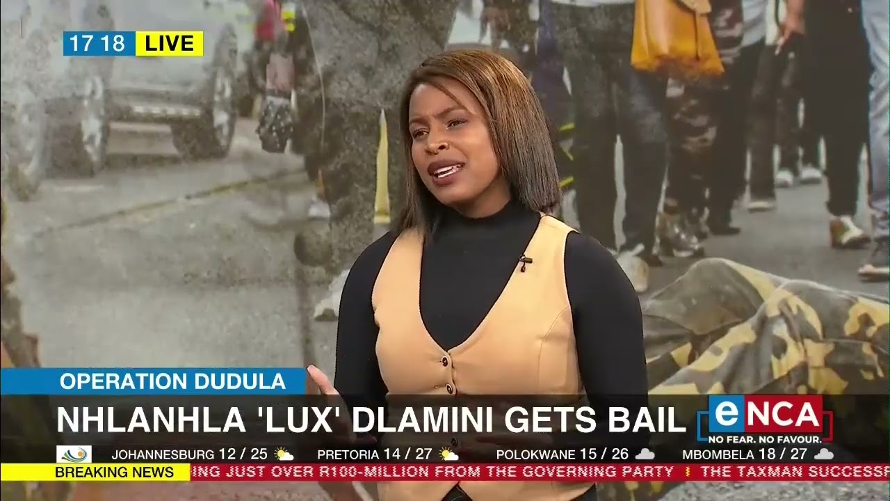 Supporters welcome Nhlanhla 'Lux' Dlamini's release