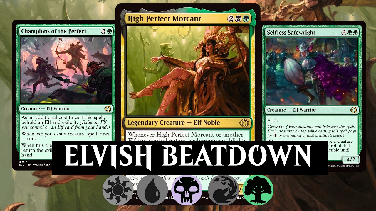 The New Elves Are CRAZY Good! | MTG Arena Standard Golgari Lorwyn Eclipsed