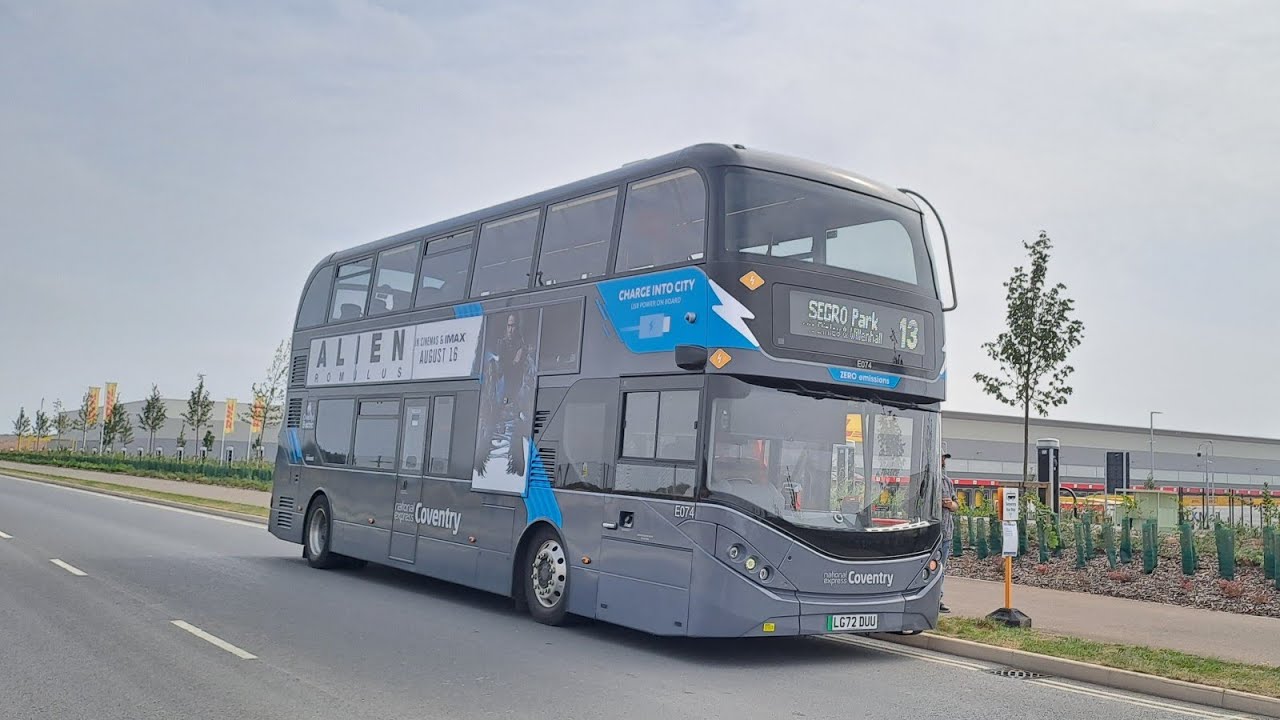 *New Extension | First Day* NX Coventry Route 13 - Coventry ➡️ SEGRO Park | Full Route Visual